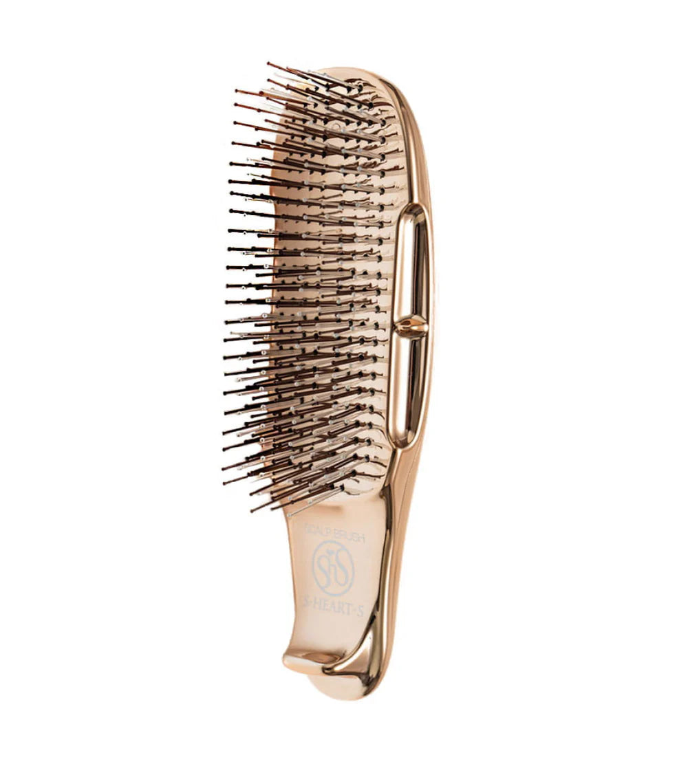 S-HEART-S Scalp Brush World Premium Short Pink Gold